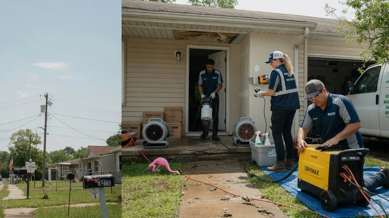 Storm Damage Water Removal in Bossier City, LA near me